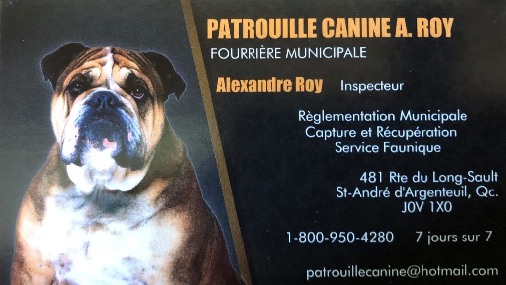 Patrouille Canine Alexandre Roy