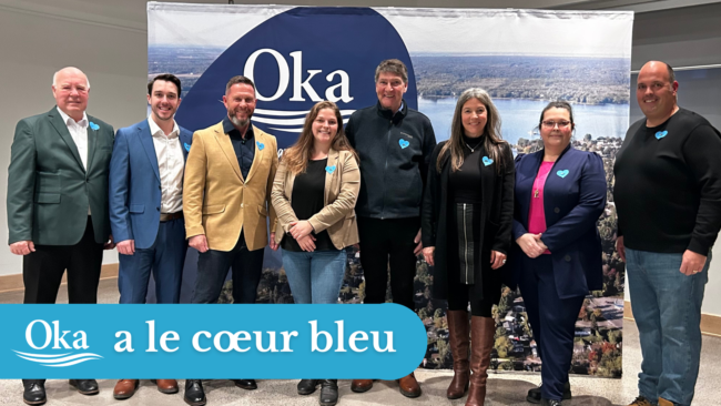 oka a le coeur bleu